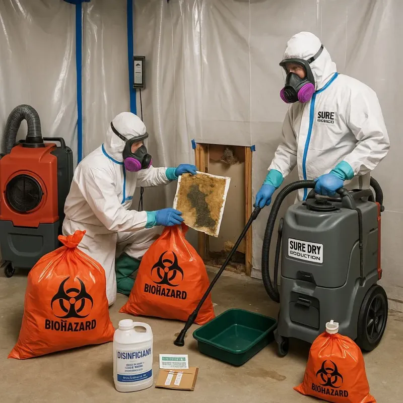 Contaminated Water Handling Protocols process in Cove Creek, NC