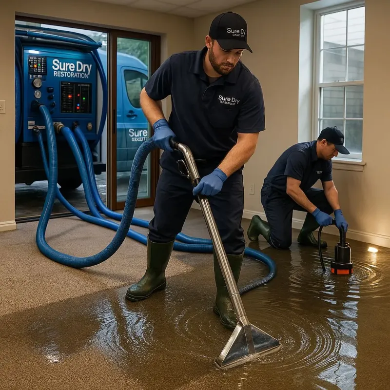 Water Extraction and Removal process in Cove Creek, NC